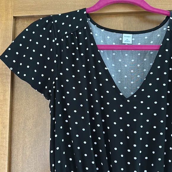 Black and White Polka Dot Dress - Picture 2 of 3